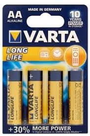 Varta Battery Aa 4 Pieces
